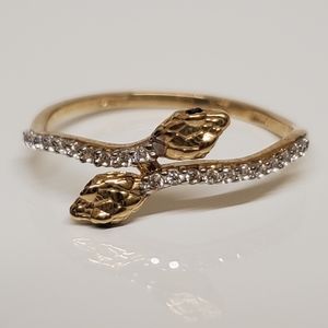 Snake ring 10kt
